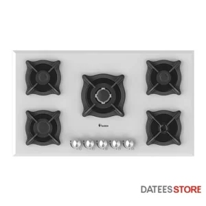 اجاق گاز شیشه ای سفید DG531U داتیس
